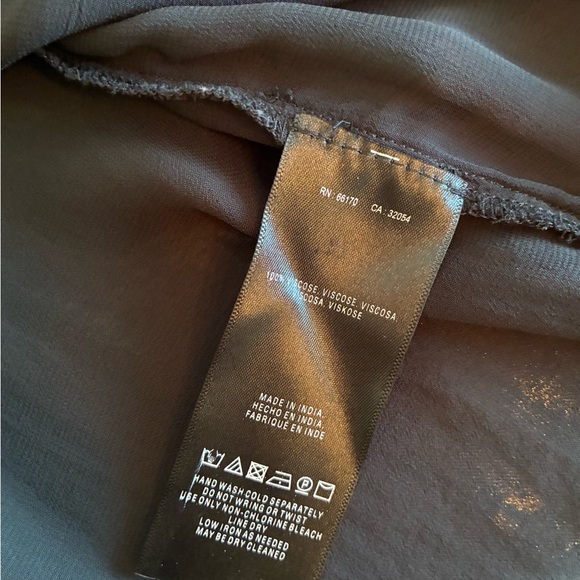 Anthropologie black sheer blouse - Picture 9 of 9